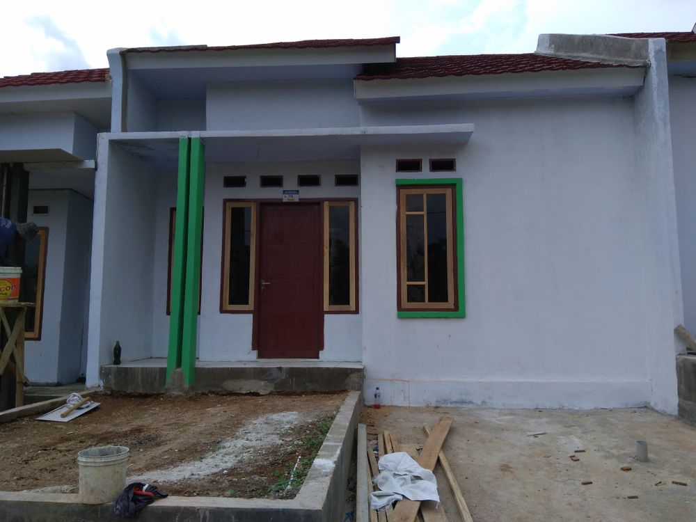 foto tampak rumah tipe 30/66 perumahan Cemara