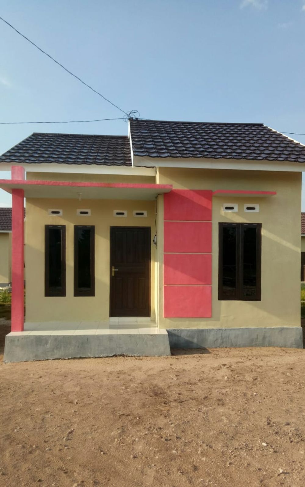 foto tampak rumah tipe 36/200 perumahan PONDOK ALAM RAYA