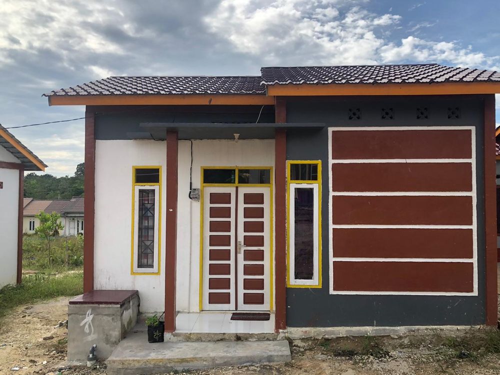 foto tampak rumah tipe 36 Harga 142.000.000 perumahan Agri's Residence 2