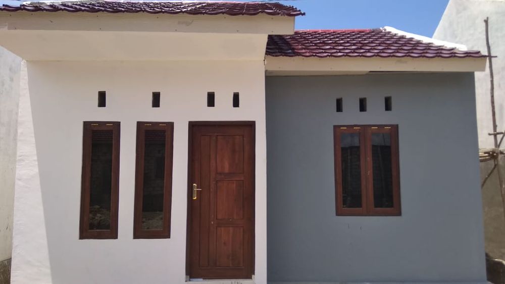 foto tampak rumah tipe 36 perumahan SPN Residence
