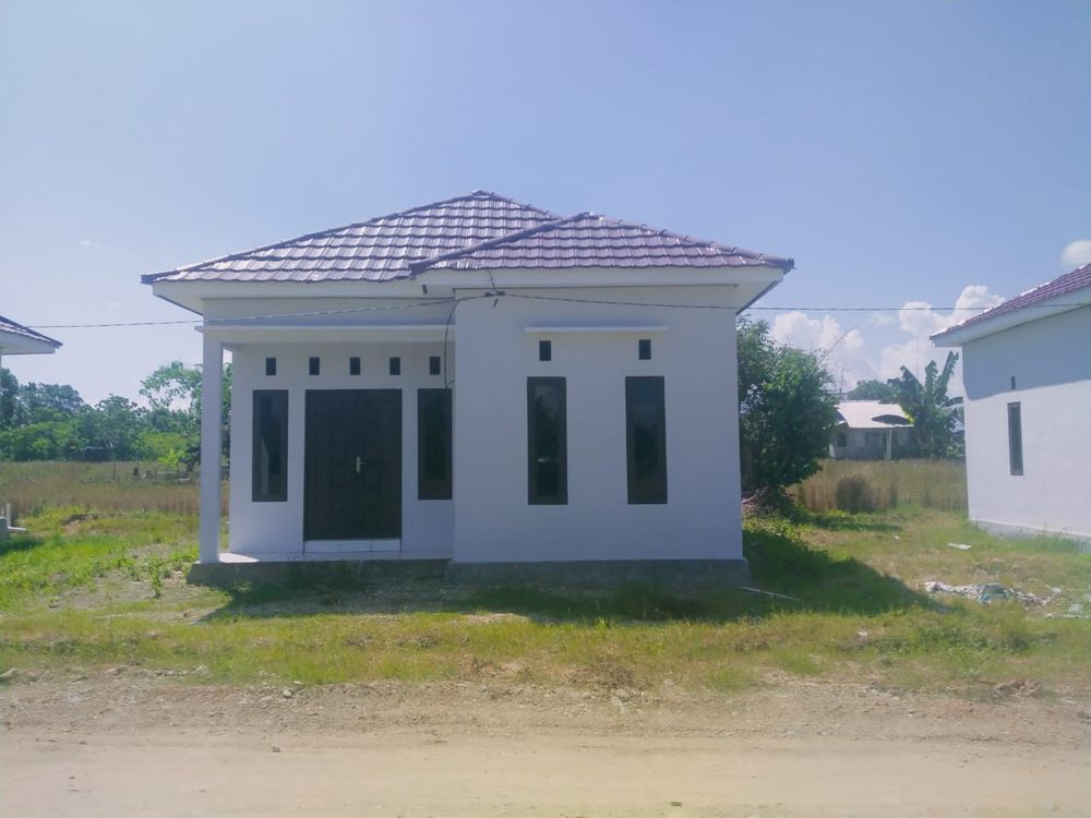 foto tampak rumah tipe 36 perumahan Griya Syabil Kurnia