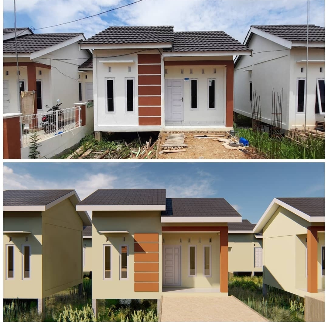 foto tampak rumah tipe 36 Subsidi perumahan Al Kautsar Residence