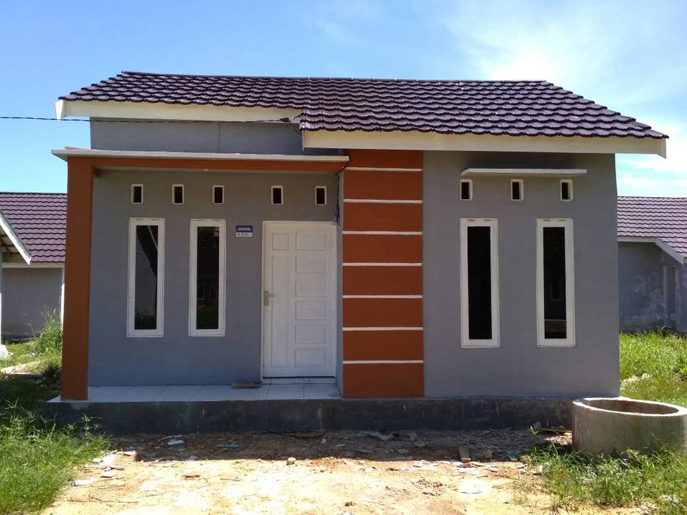 foto tampak rumah tipe 36 perumahan Griya Batuah