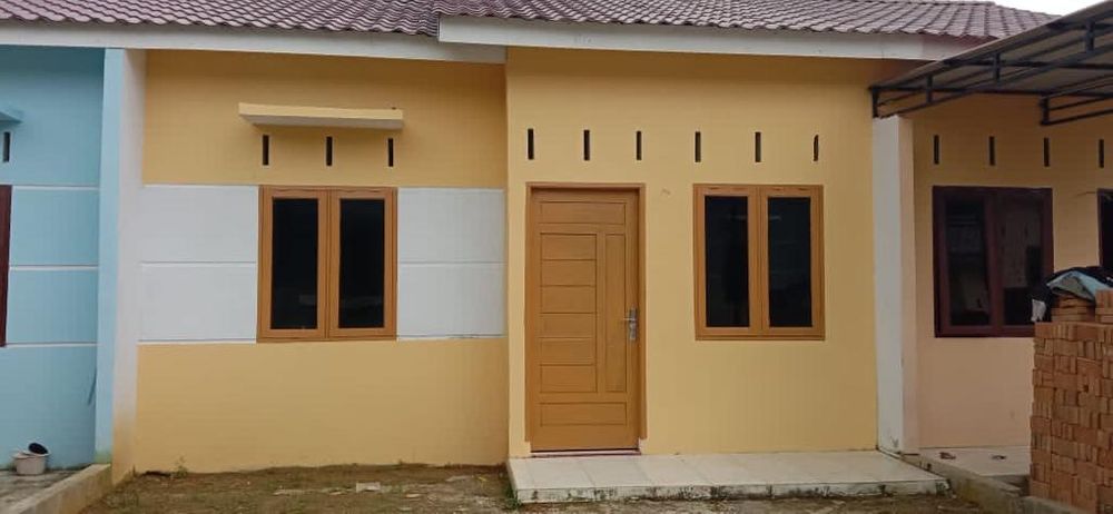 foto tampak rumah tipe 36/72 perumahan Attaya Residence