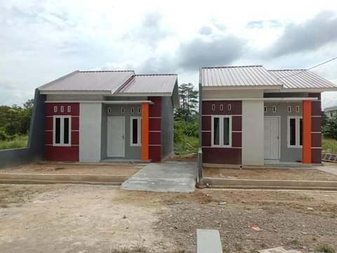 foto tampak rumah tipe 36/96 perumahan Bumi Praja Residence