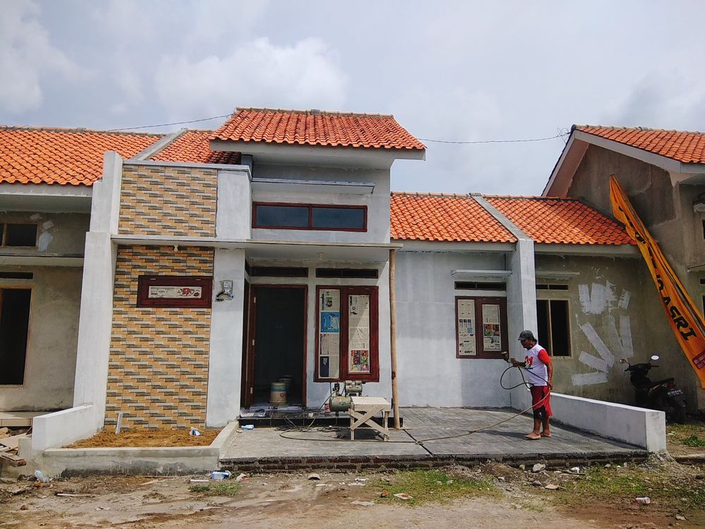 foto tampak rumah tipe 50 perumahan Griya Rejo Asri 2