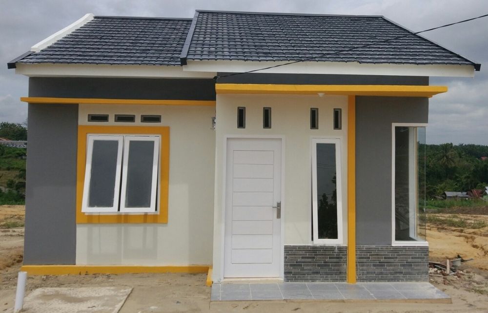 foto tampak rumah tipe 36 RSH perumahan GRIYA PRATAMA