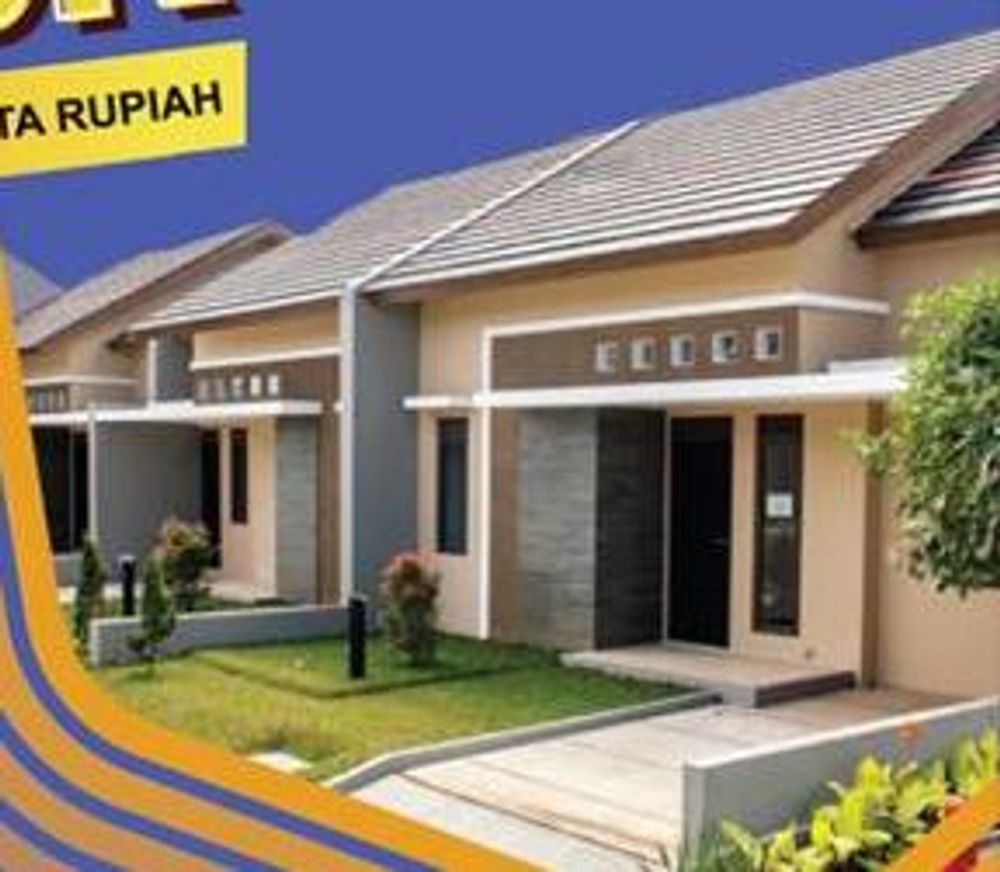 foto tampak rumah tipe 45 perumahan Griya indah lestari