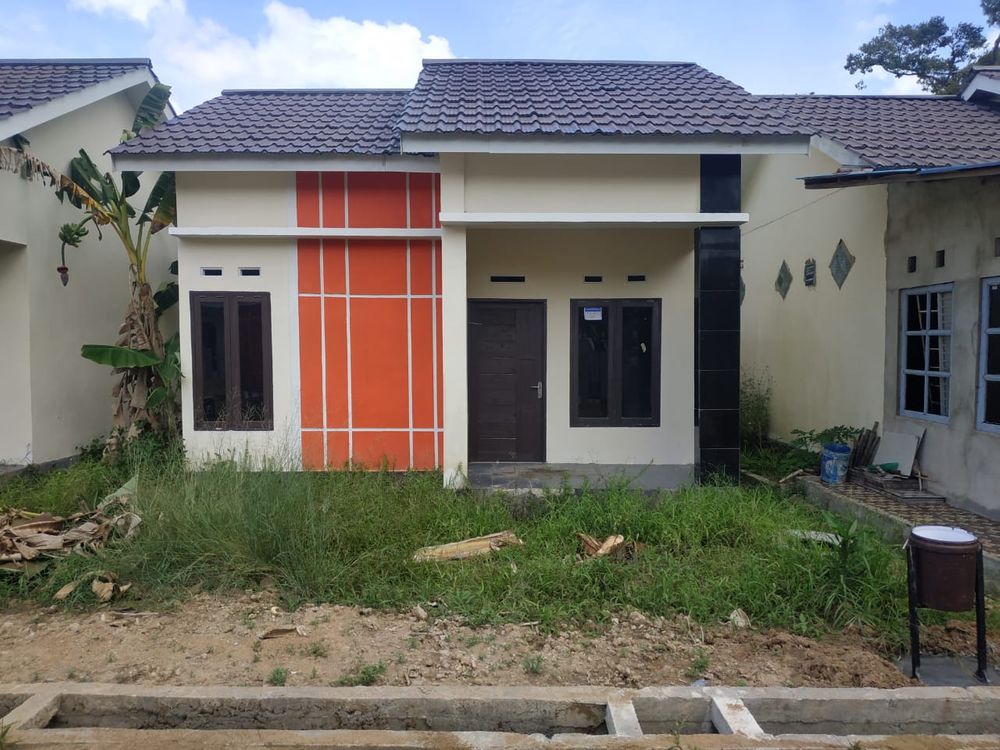 foto tampak rumah tipe 36 perumahan GRAND AMBASSADOR RESIDENCE