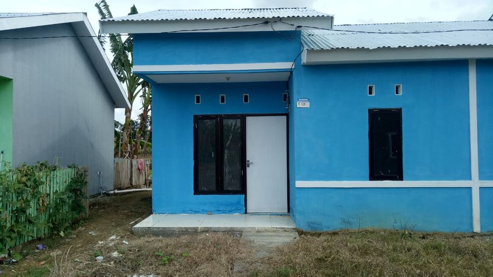 foto tampak rumah tipe RSt.30 perumahan Bukit Atakkae Permai
