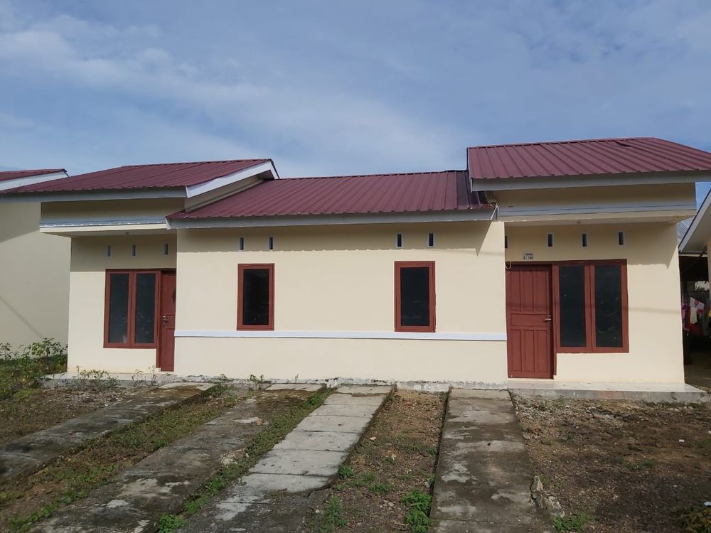 foto tampak rumah tipe RS.36 perumahan Bukit Atakkae Permai
