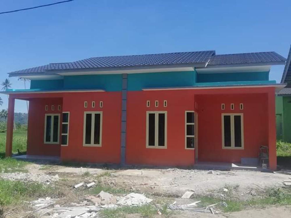 foto tampak rumah tipe 70 perumahan Griya Nato 2 