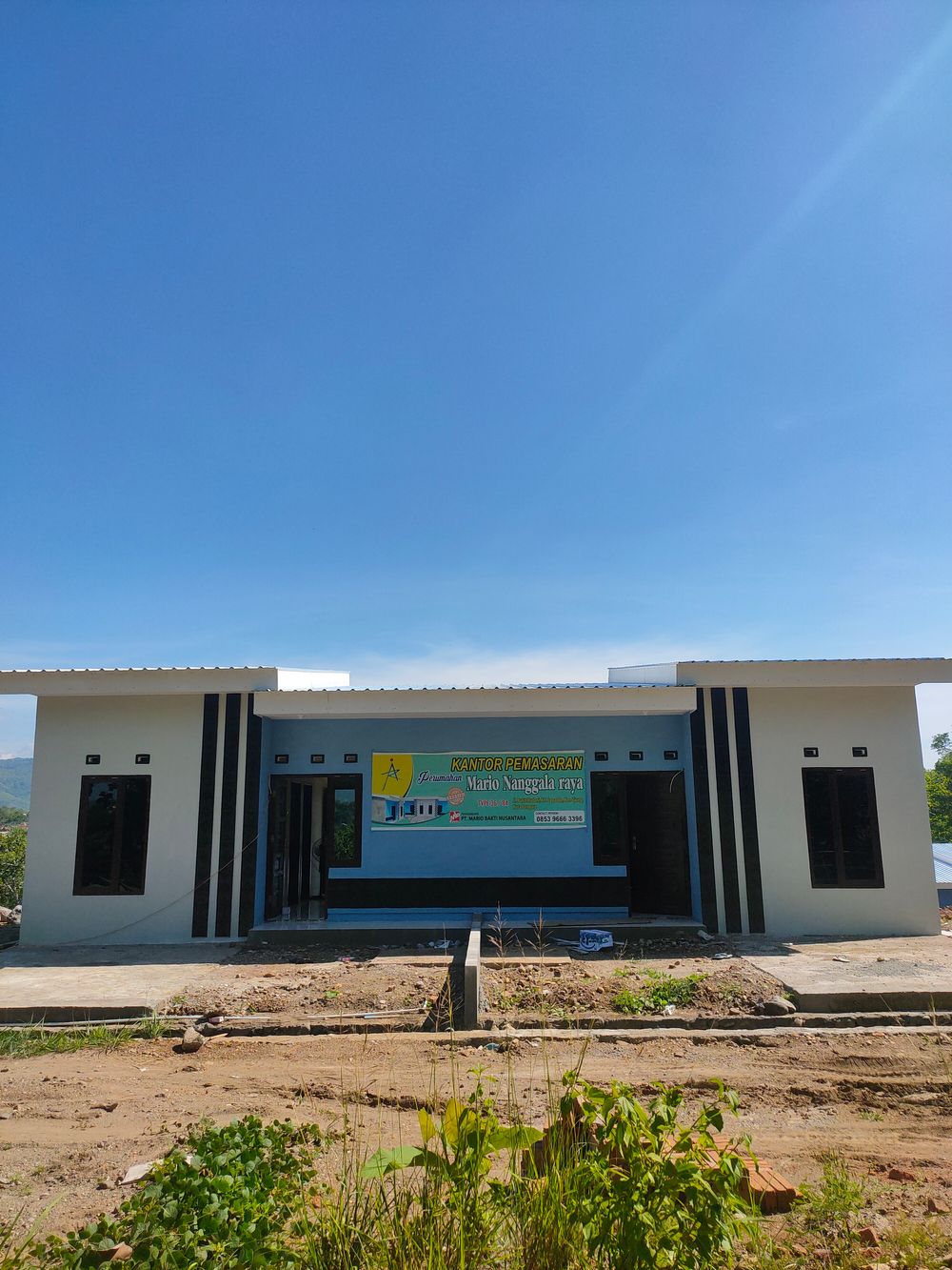 foto tampak rumah tipe 36/84 perumahan MARIO NANGGALA RAYA