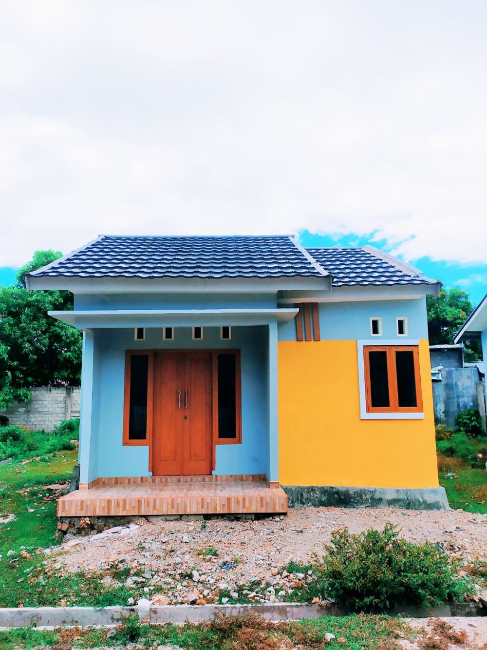 foto tampak rumah tipe 36 perumahan BUMI FARINASA ISIMU RAYA