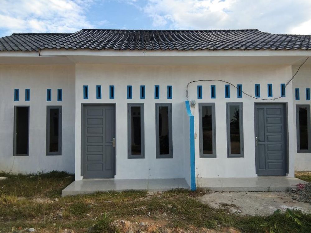 foto tampak rumah tipe 36/94.5 perumahan LANGSA RESIDENCE 