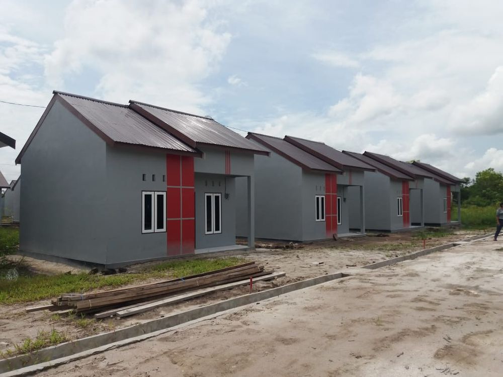 foto tampak rumah tipe 36 perumahan Cempaka Indah