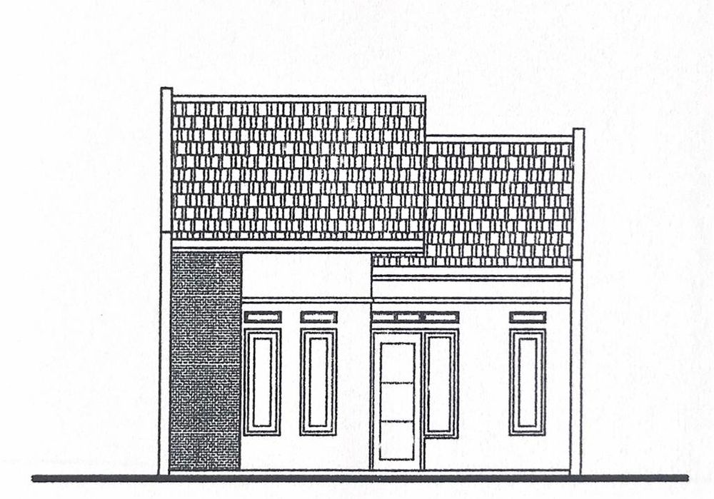 foto tampak rumah tipe 30/66 perumahan BOJONG KEMBAR RESIDENCE