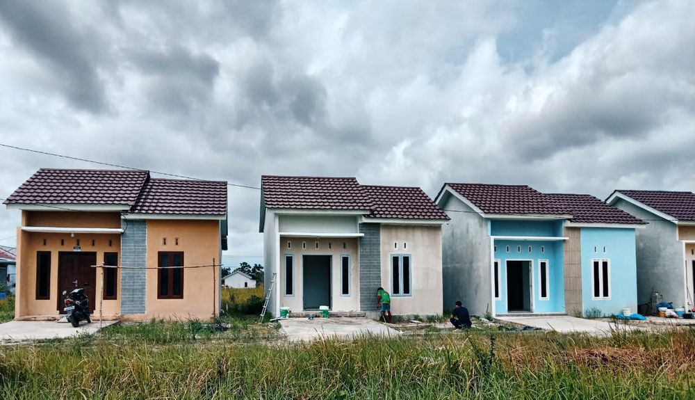 foto tampak rumah tipe komersil perumahan Permata Mandiri Residence 2