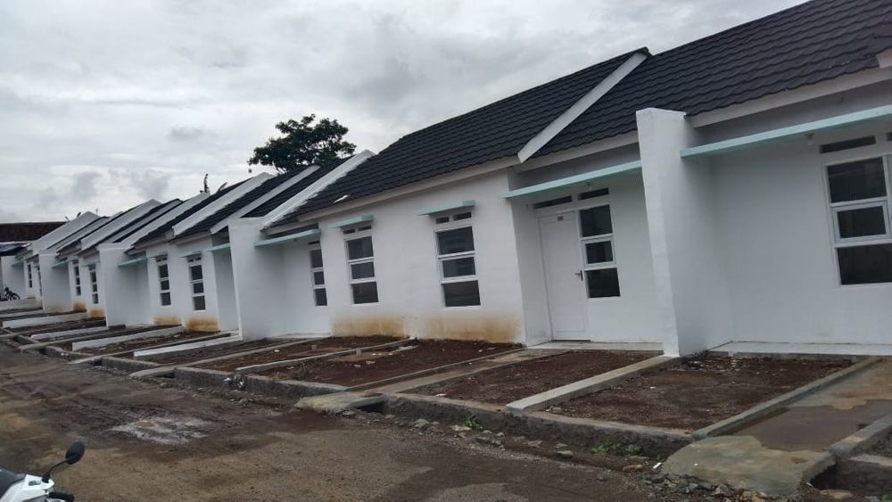 foto tampak rumah tipe 30/60 perumahan Pondok sabilulungan permai