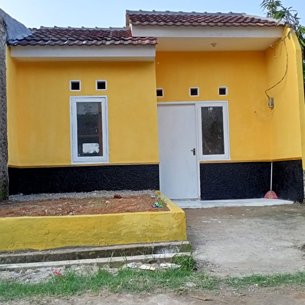 foto tampak rumah tipe 21/60 perumahan BUMI SARI PERMAI