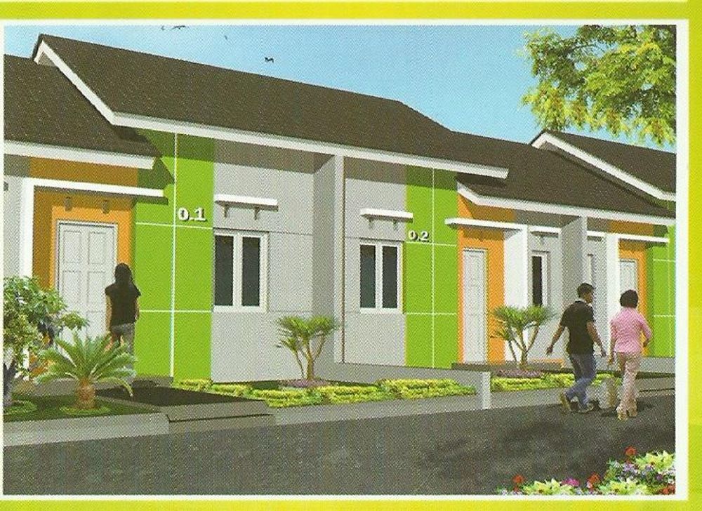 foto tampak rumah tipe 32/72 perumahan PERUMAHAN LAGUNA RAYA RESIDENCE