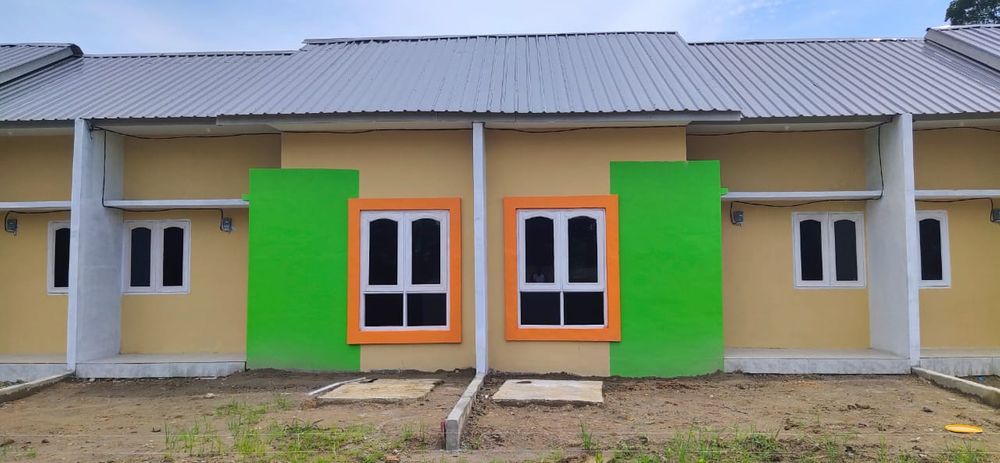 foto tampak rumah tipe 36/78 perumahan AL FAZZA RESIDENCE