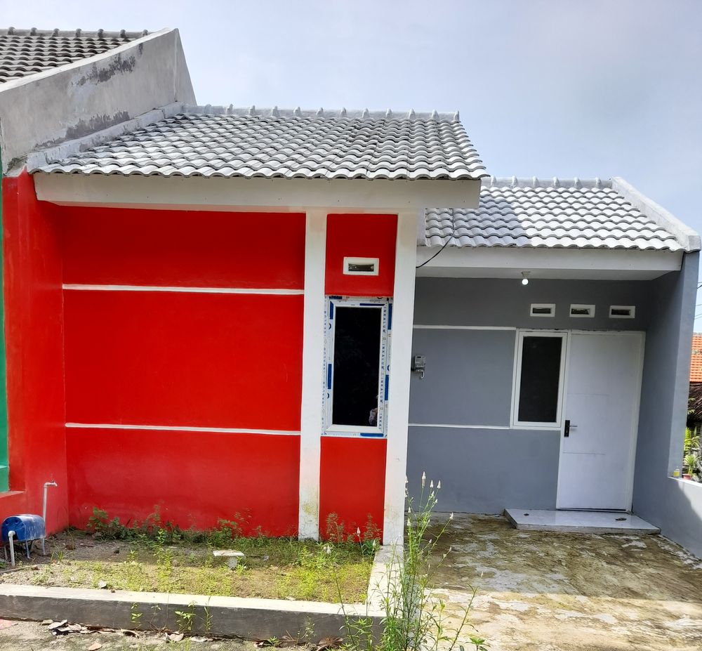 foto tampak rumah tipe A perumahan Marison Madiun 