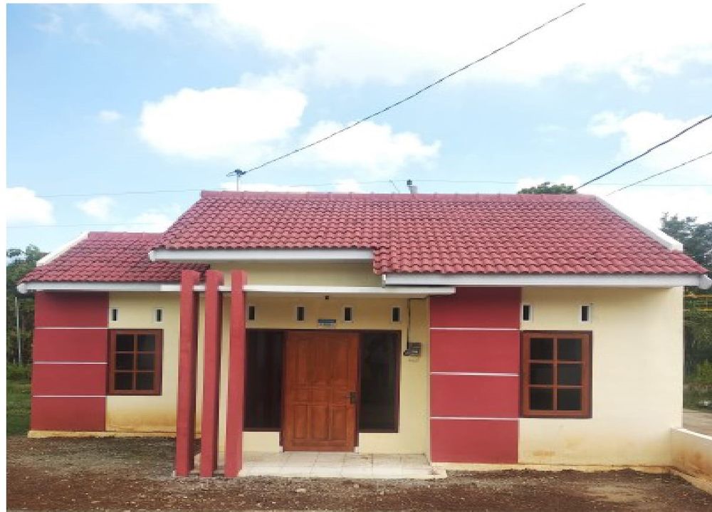 foto tampak rumah tipe 36 perumahan Griya Krasak Permai