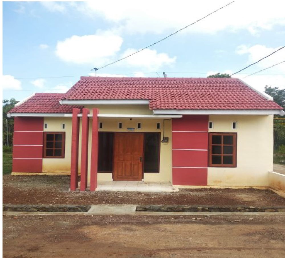 foto tampak rumah tipe 36 perumahan Griya Krasak Permai