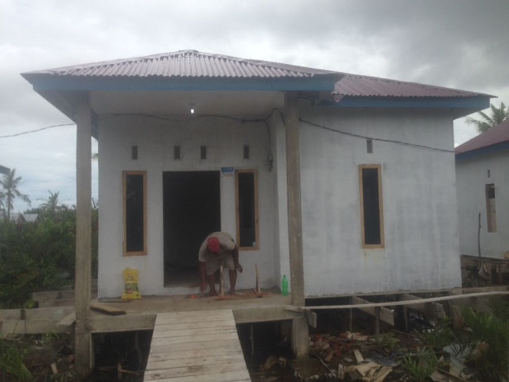 foto tampak rumah tipe Permata ungu 2 perumahan PERMATA UNGU II