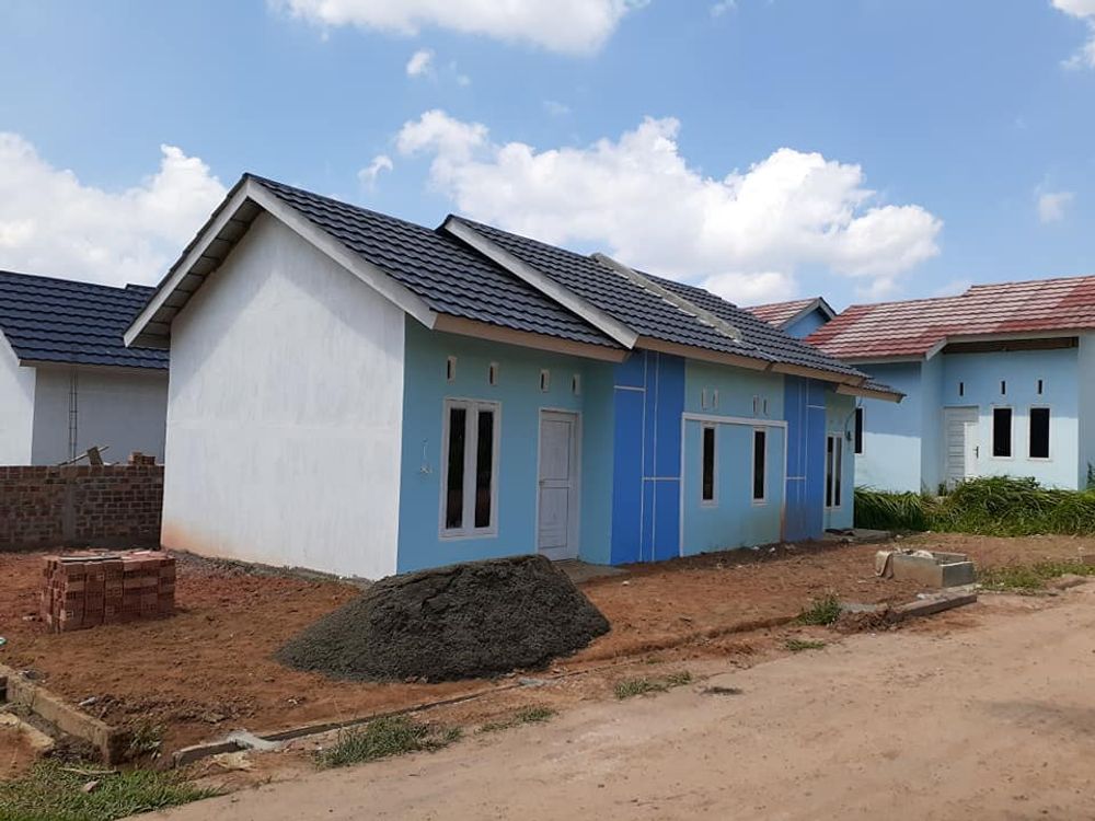 foto tampak rumah tipe 36 perumahan griya duta muda