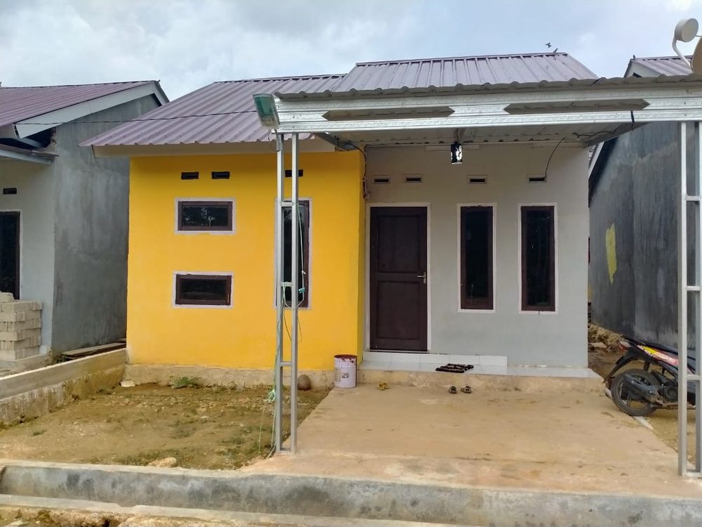 foto tampak rumah tipe 36 perumahan Green Winsta