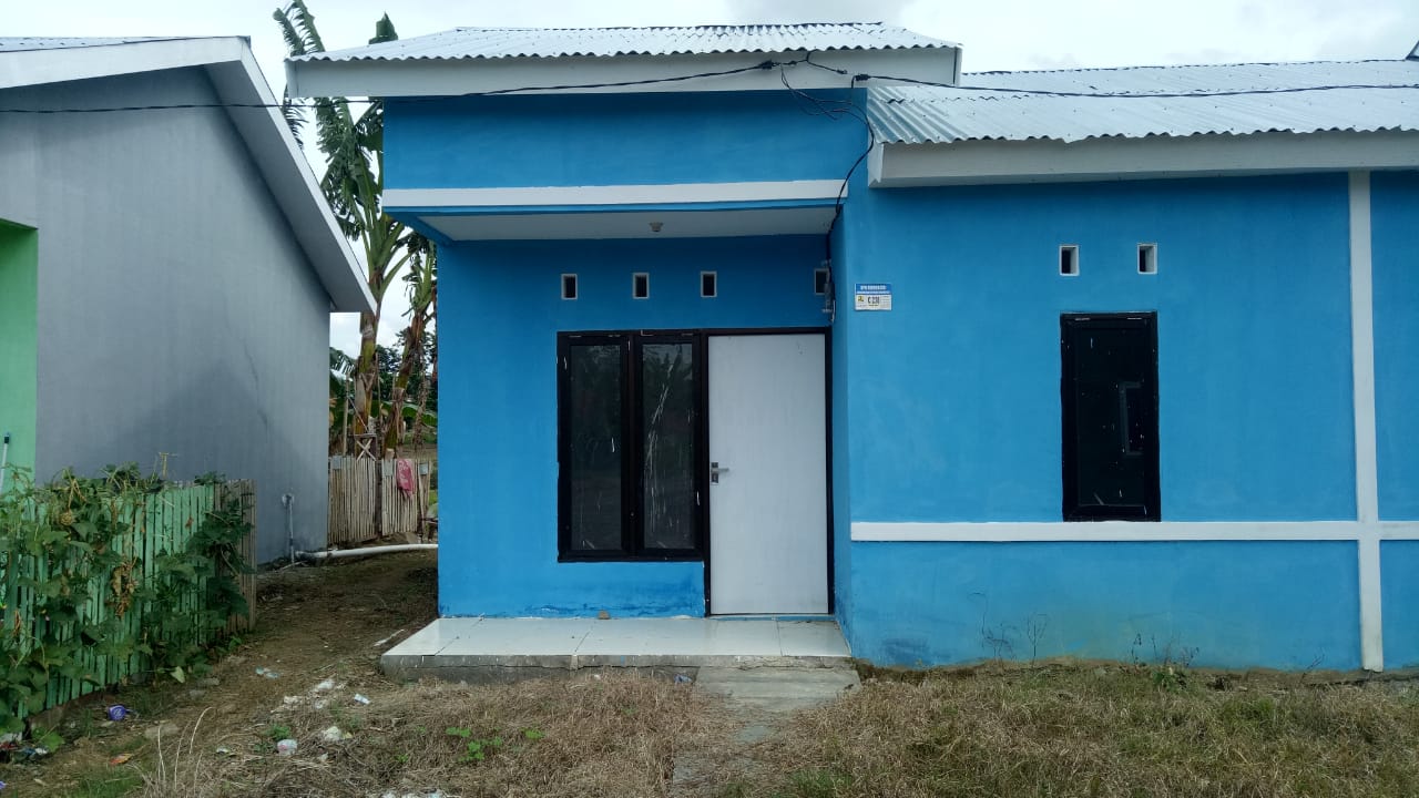foto tampak rumah tipe RSS.36 perumahan Bukit Atakkae Permai