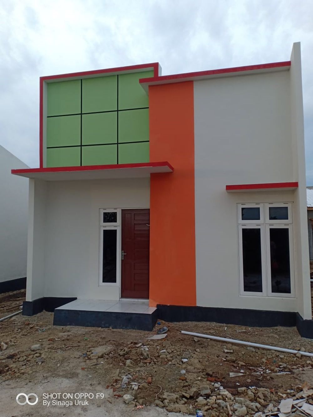 foto tampak rumah tipe 36 perumahan BUMI MENTAYA RESIDENCE