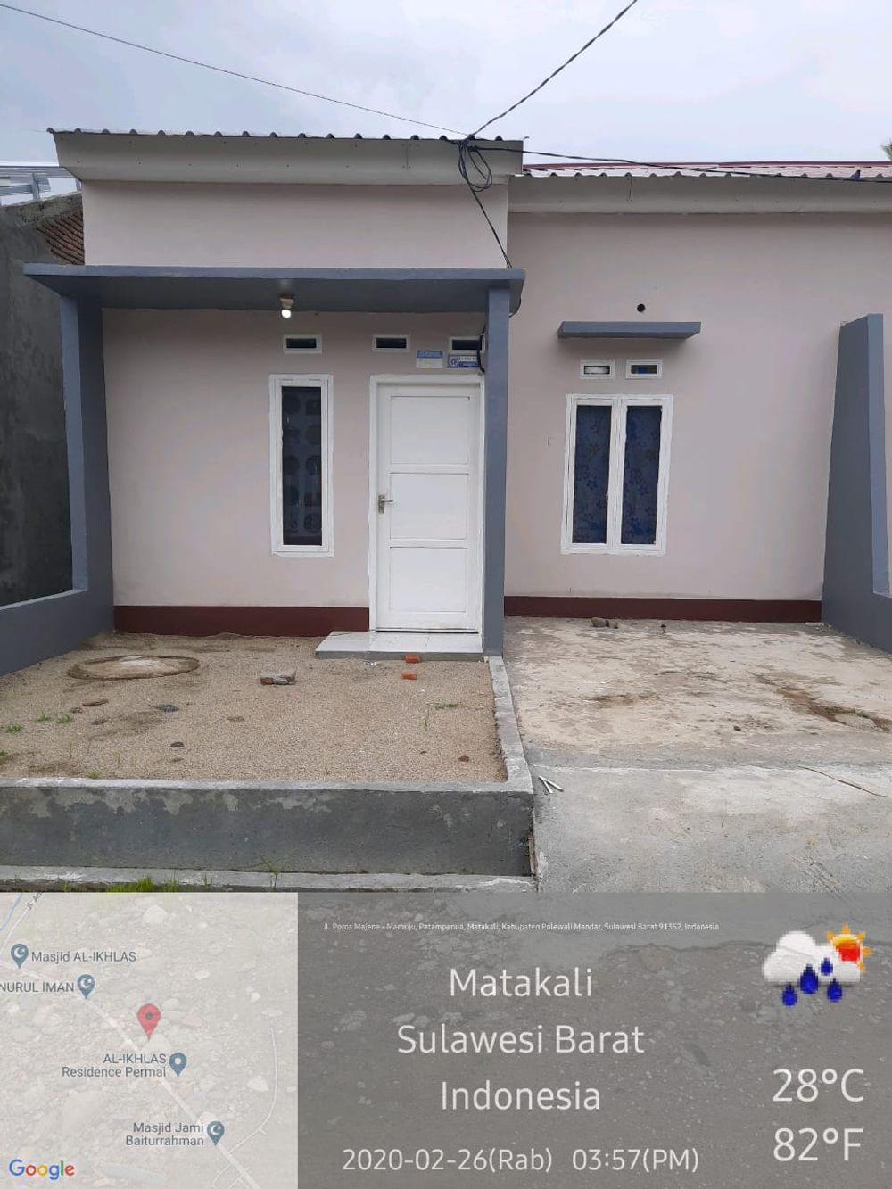 foto tampak rumah tipe 36/78 perumahan PURI REA INDAH