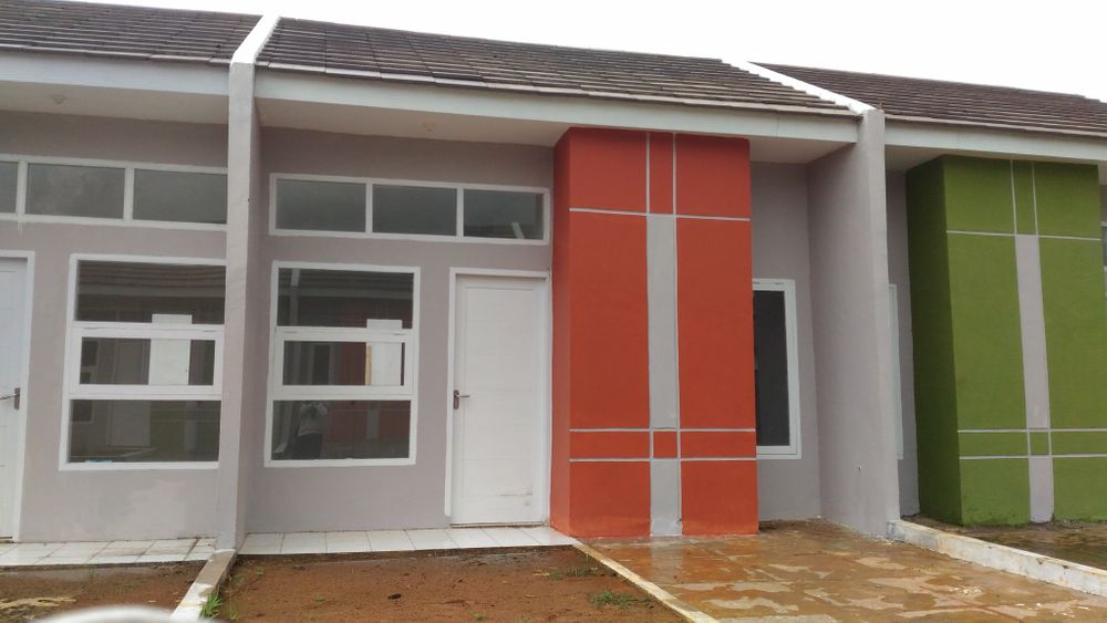 foto tampak rumah tipe 22/60 perumahan The Airportcity Residence