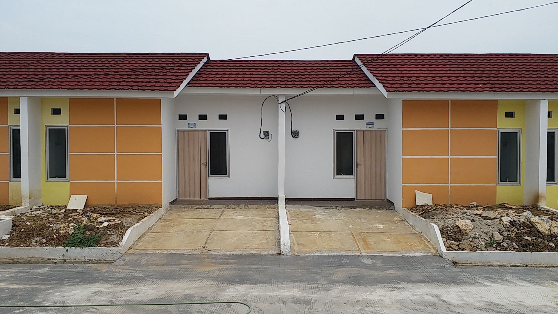 foto tampak rumah tipe Osaka perumahan CLUSTER GARDENIA GRAND NATURA