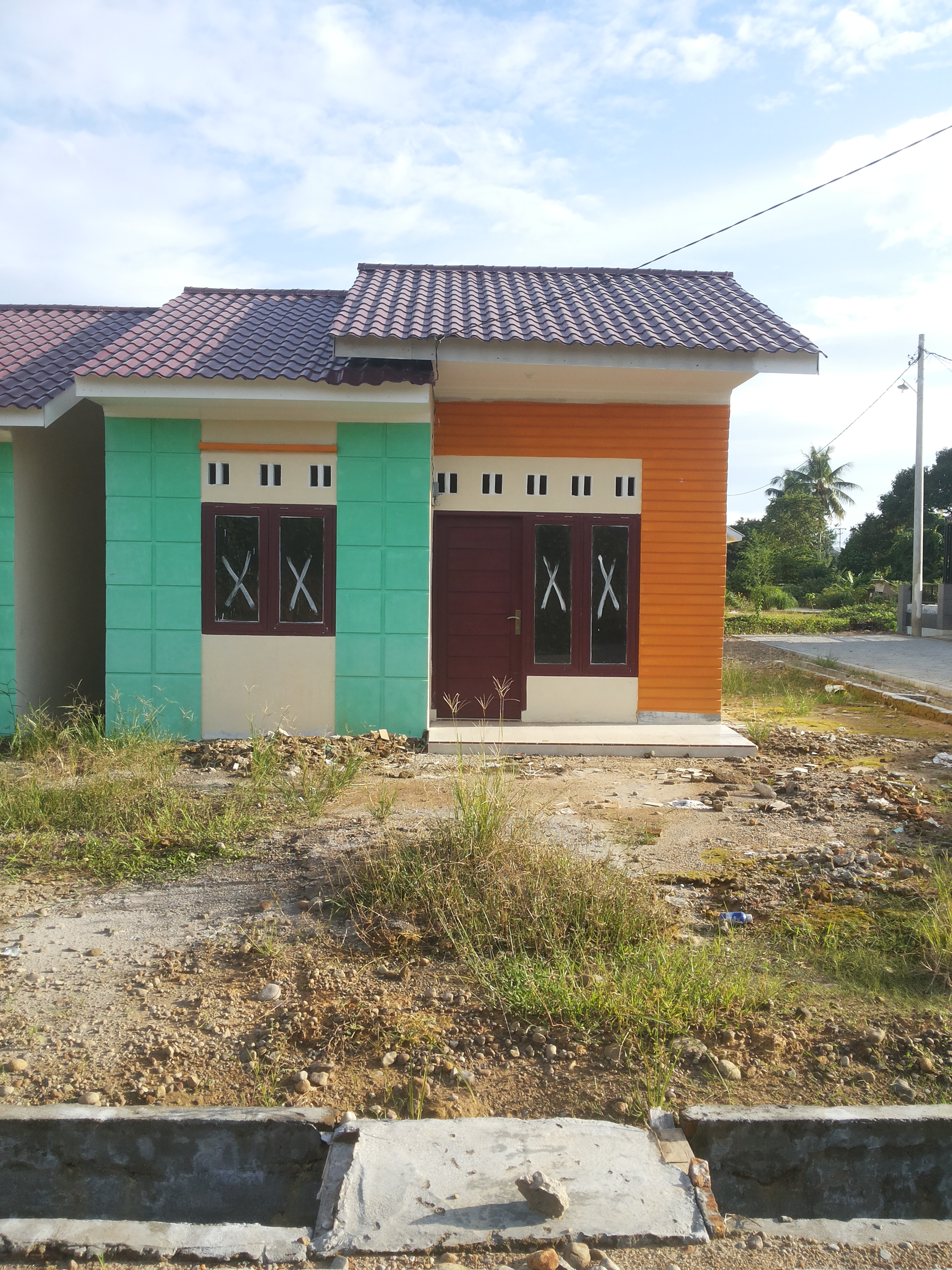 foto tampak rumah tipe 36/91 perumahan Griya Permata IV
