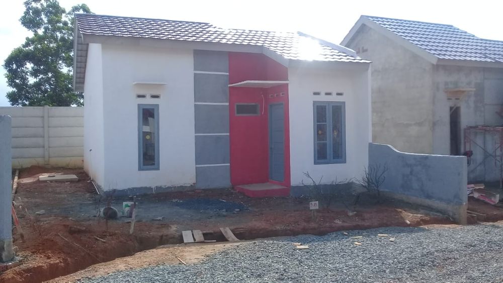 foto tampak rumah tipe 36 perumahan Ya Samman Cindo  II
