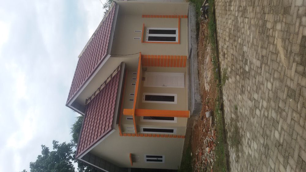 foto tampak rumah tipe RSH 36/120 perumahan MAHZA BUMI PERSADA
