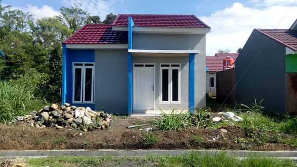 foto tampak rumah tipe 36 perumahan BALQIS RESIDENCE