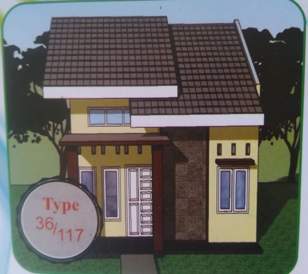 foto tampak rumah tipe RS+ perumahan Taman Harmonis 2