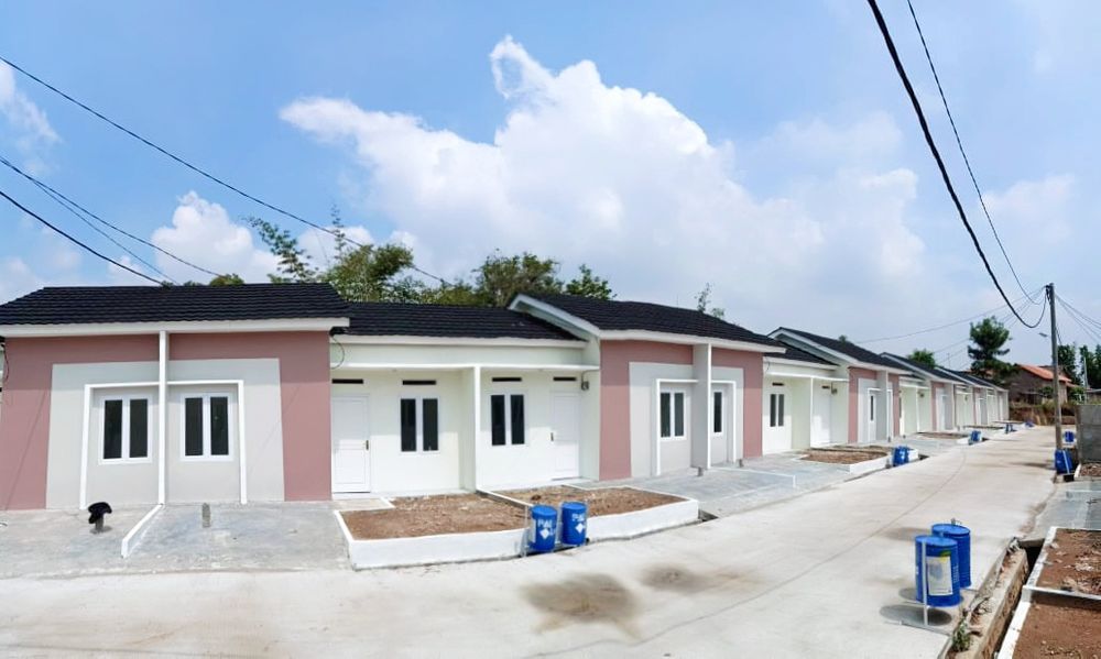 foto tampak rumah tipe 30/60 perumahan Pondok Angsana Indah Tahap II