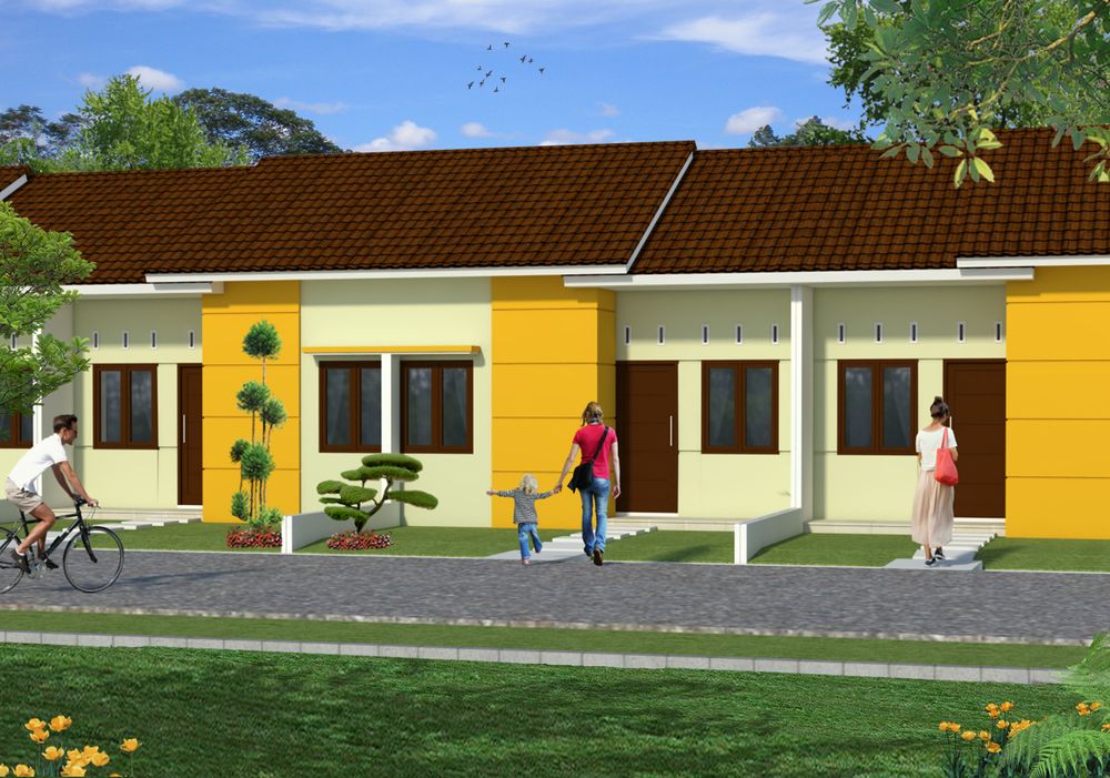 foto tampak rumah tipe 36 (71) perumahan Griya Makmur 7 Pengembangan II