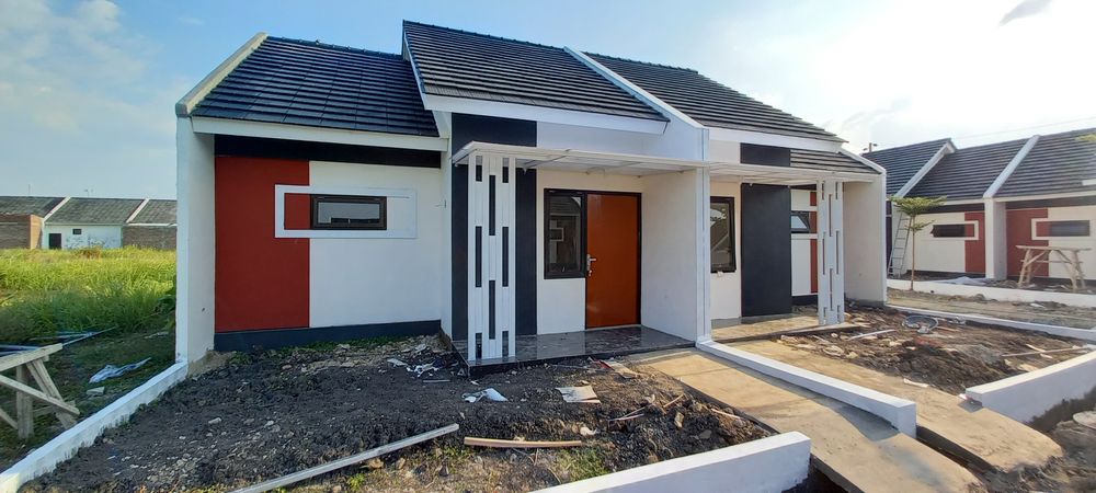 foto tampak rumah tipe 36 perumahan Bale Citra
