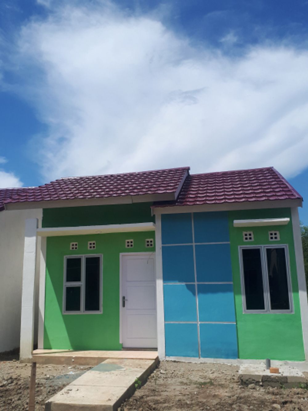 foto tampak rumah tipe 36 perumahan GRIYA TANJUNG WAHID 5