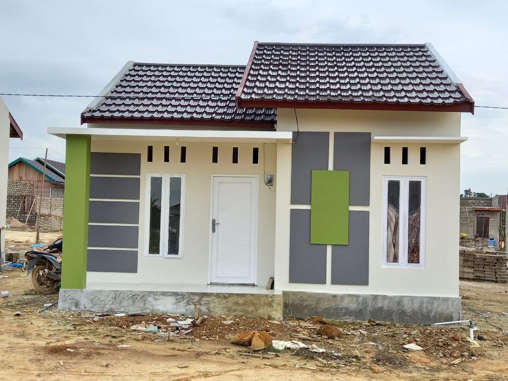 foto tampak rumah tipe 36/120 perumahan GRIYA MILLENIAL