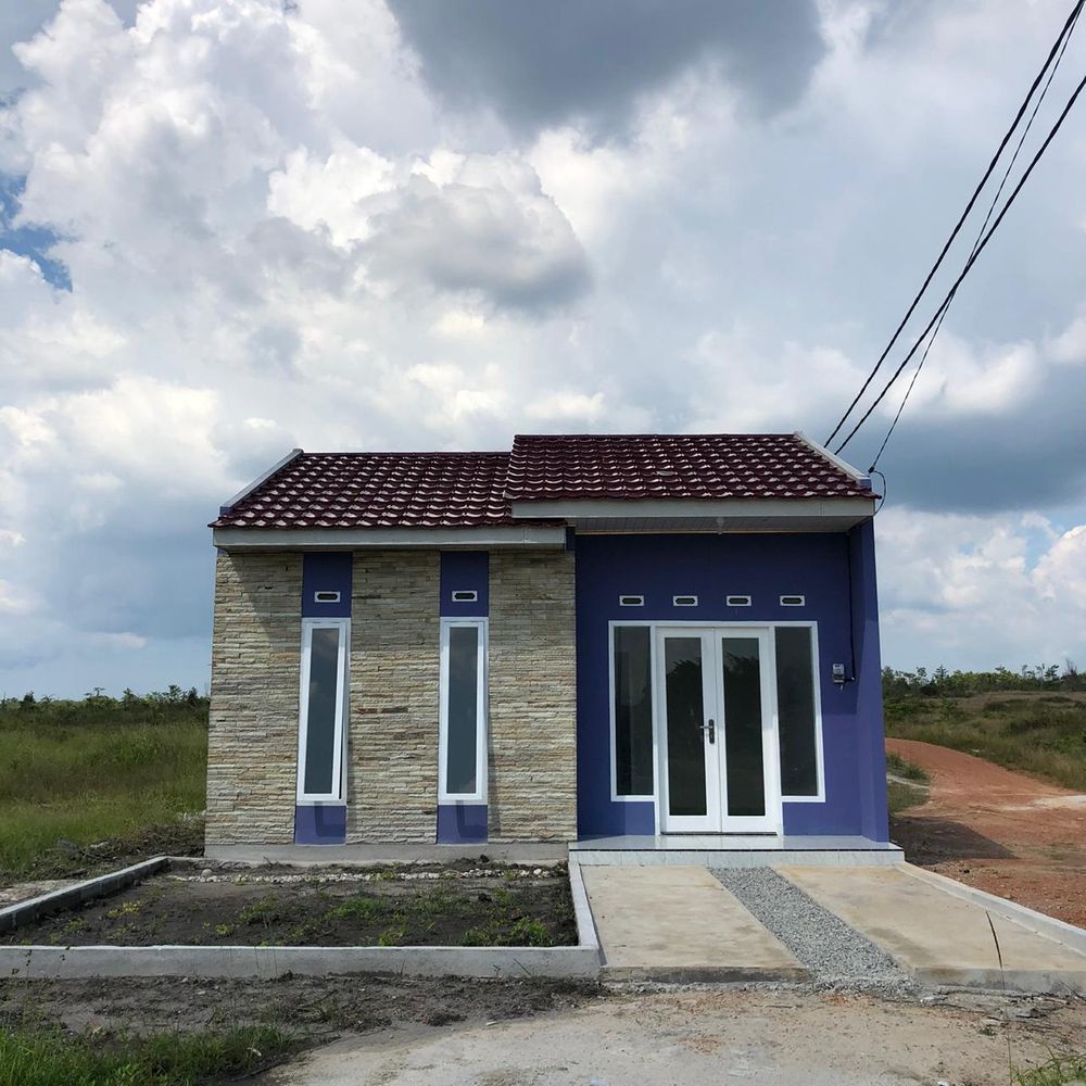 foto tampak rumah tipe Rumah 36/84 perumahan INDO MAYONG REGENCY