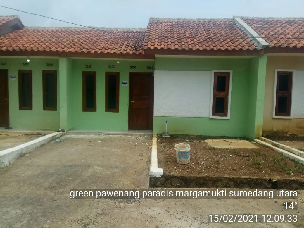 foto tampak rumah tipe 24 perumahan PAWENANG RESIDENCE