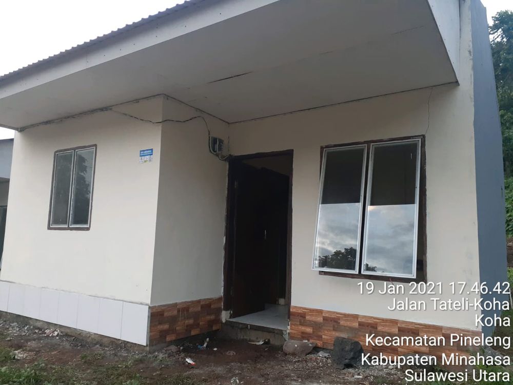 foto tampak rumah tipe 36 perumahan NAPA DIA PERMAI
